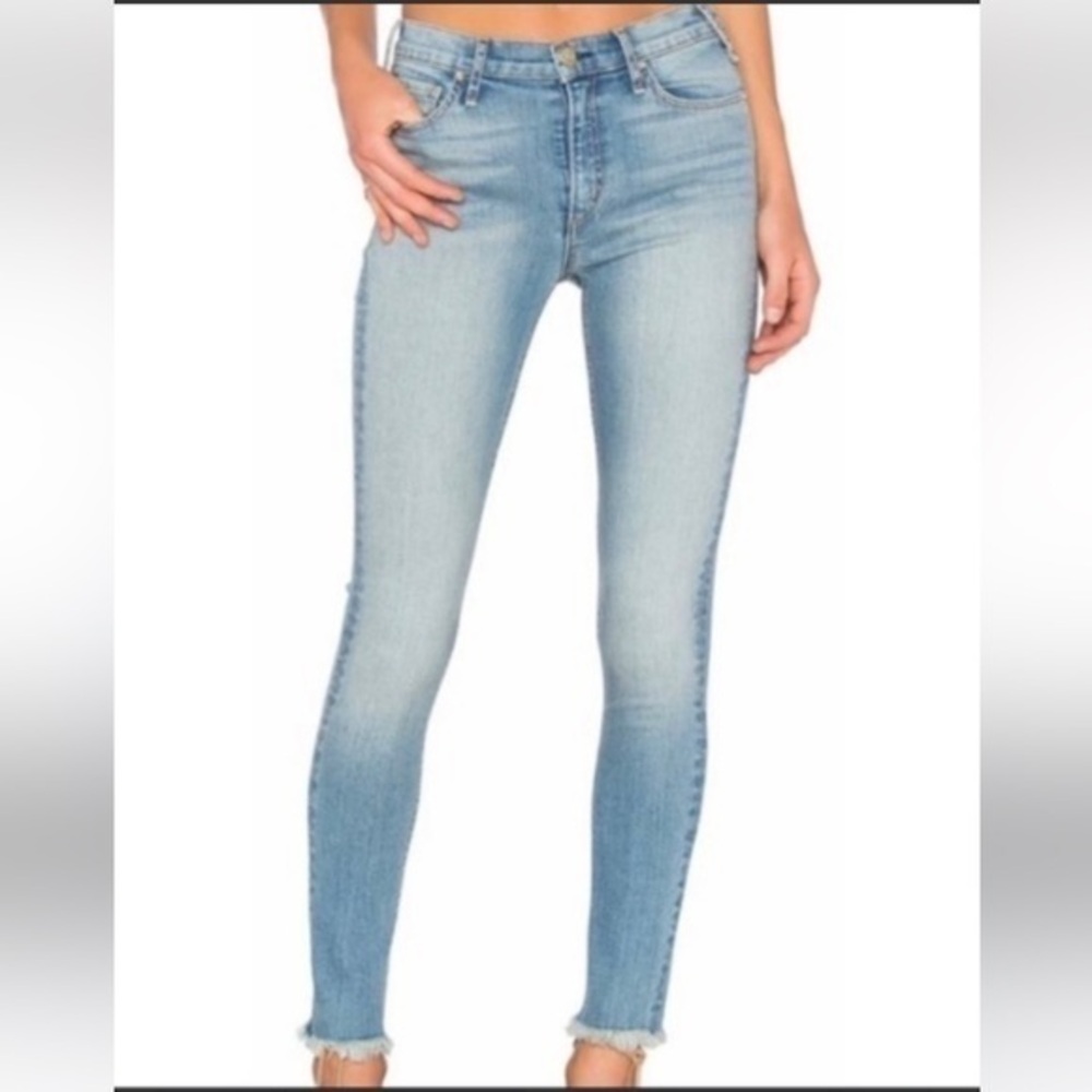 McGuire Denim Women's Light Wash Newton Skinny Jeans With Raw Hem